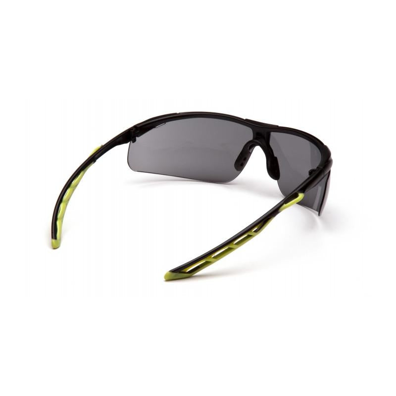 Pyramex SBL10520D Pyramex Safety - Black-lime frame / clear H2MAX anti-fog lens