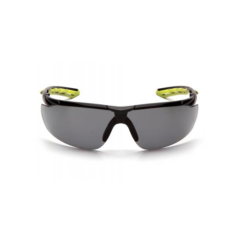 Pyramex SBL10520D Pyramex Safety - Black-lime frame / clear H2MAX anti-fog lens