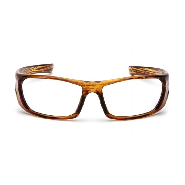 Pyramex SCM8010D Outlander - Clear Lens with Caramel Mixed Frame