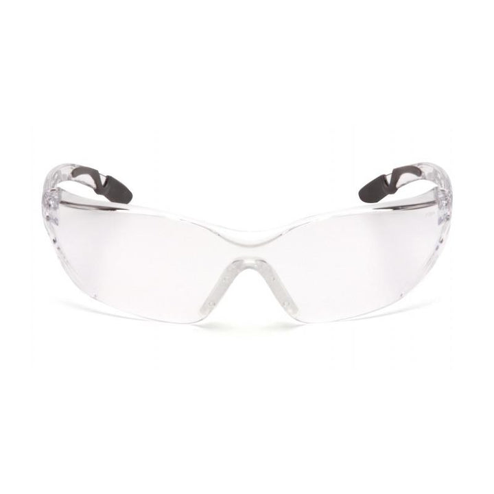 Pyramex SG6510ST Achieva Clear H2X Anti-Fog Lens with Gray Temple Tips
