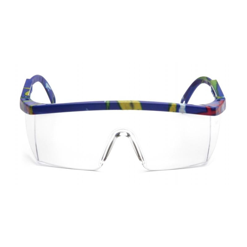Pyramex SM410S Integra Clear Lens with Mixed Blue Frame