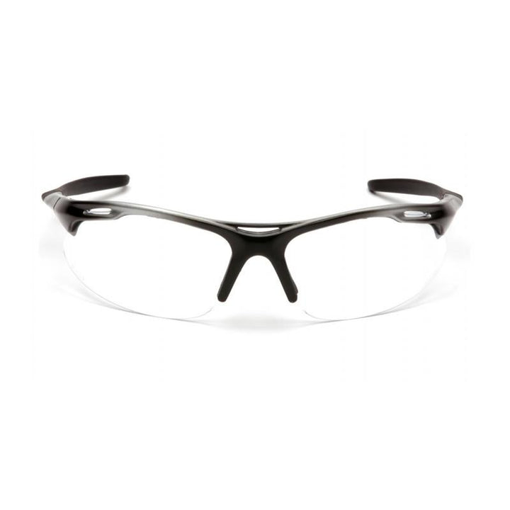 Pyramex SSB4510D Avante Clear Lens with Silver Black Frame