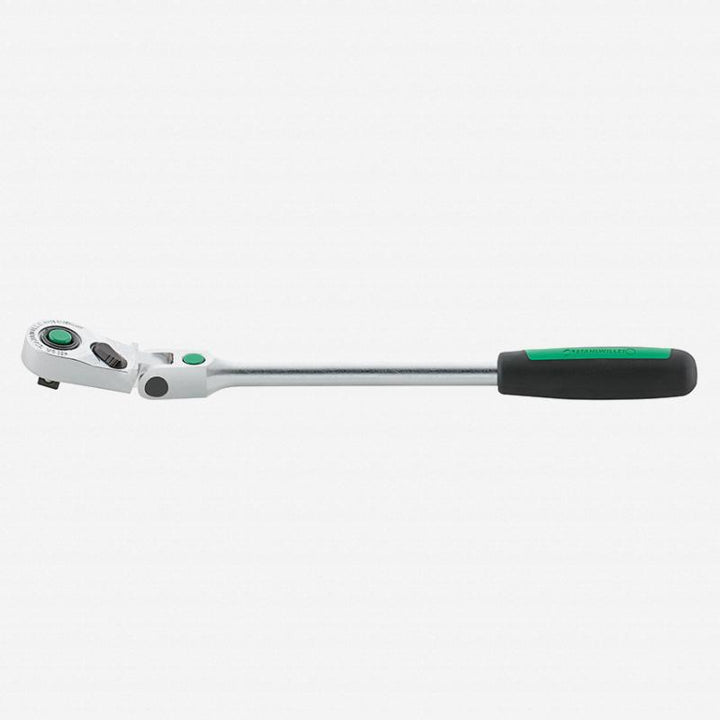 Stahlwille 13261010 517QR Flexible Joint Fine Tooth Ratchet, 1/2" Drive