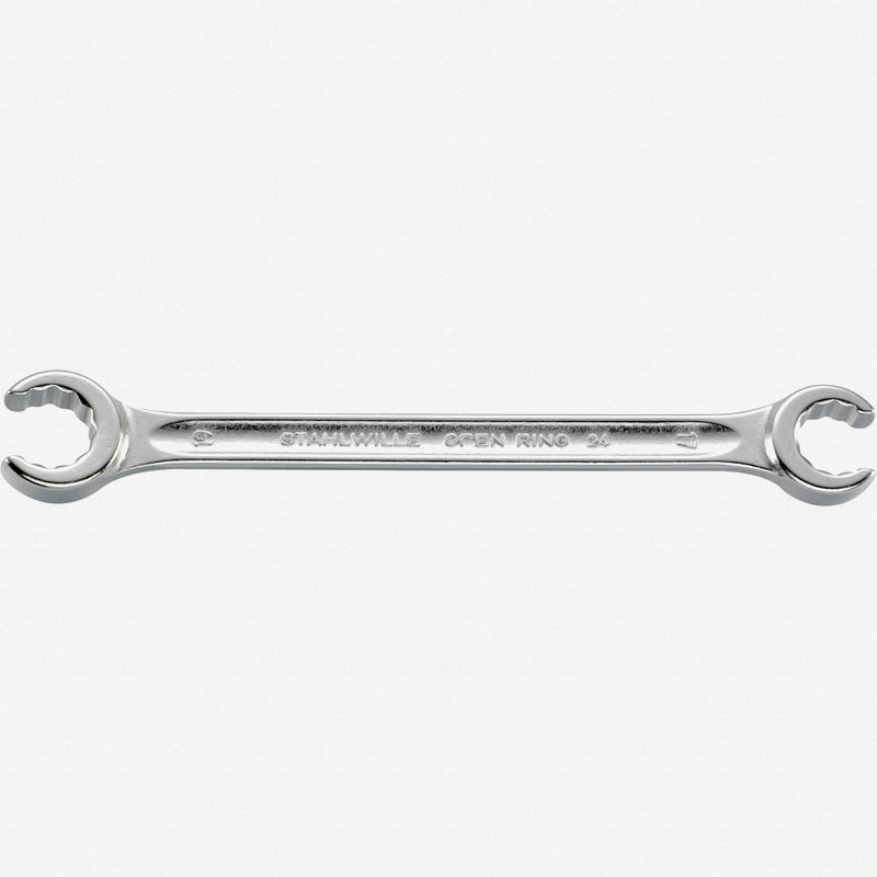 Stahlwille 41082224 24 Double ended open ring Spanner, 22 x 24 mm