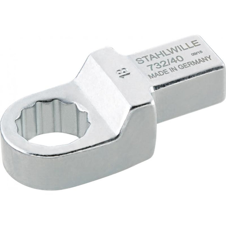 Stahlwille 58224015 Spanner 732/40 Ring insert tool 15 mm, 14x18 mm