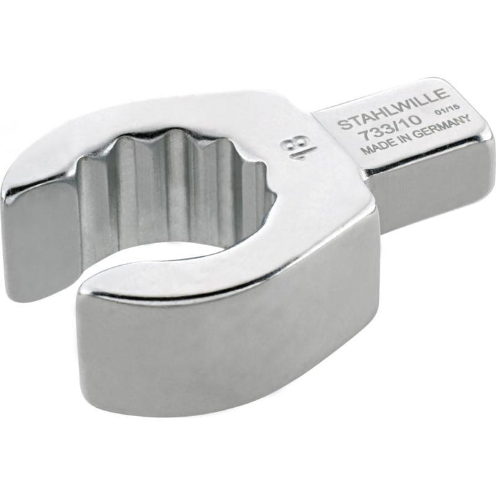 Stahlwille 58231019 Spanner 733/10 Open ring insert tool 19 mm, 9x12 mm
