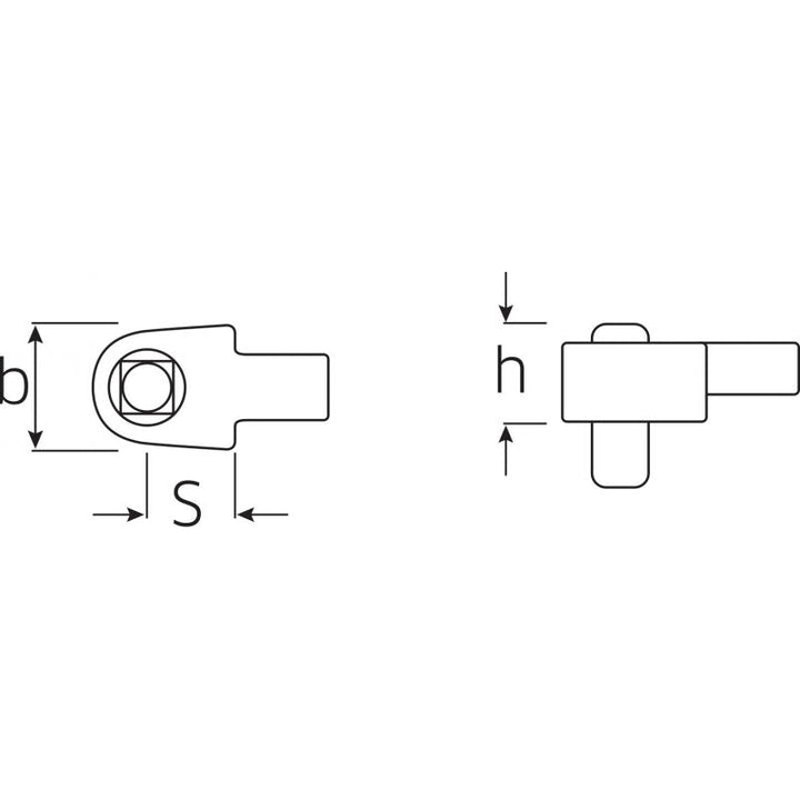 Stahlwille 58243040 734K Calibrating 3/4" Square Drive Insert Tool