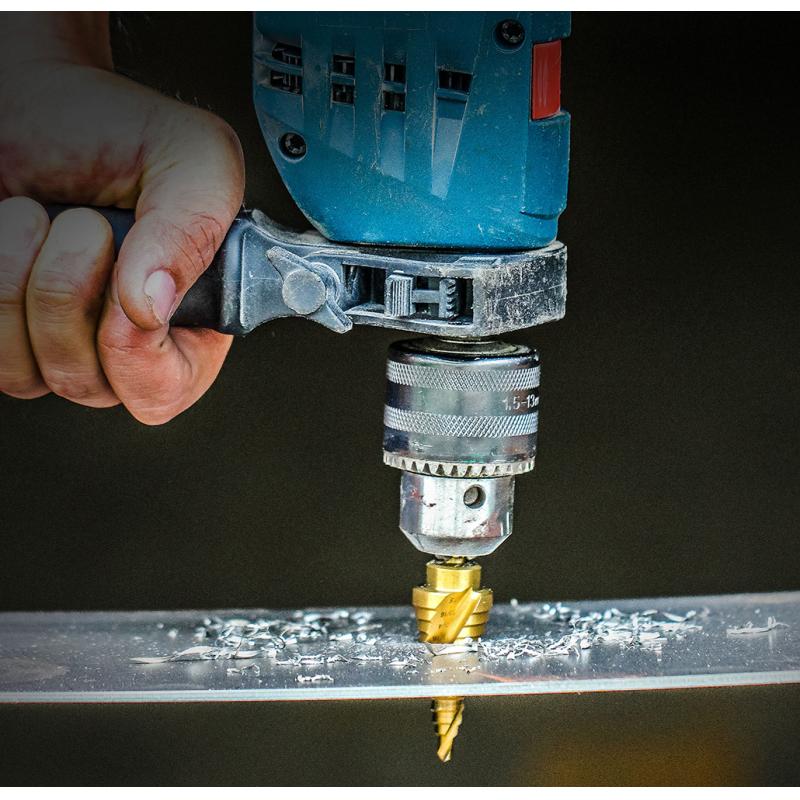 Ideal 36-704 Spiral Step Bit 1/2 Inch - 1 Inch