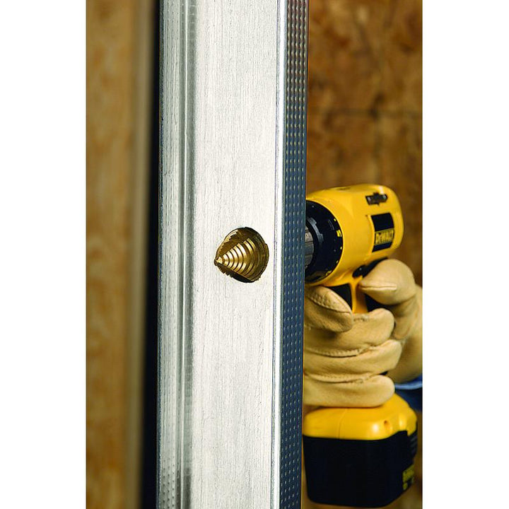 Ideal 35-511 Step Drill, Titanium Nitrite, 1/8" - 1/2"