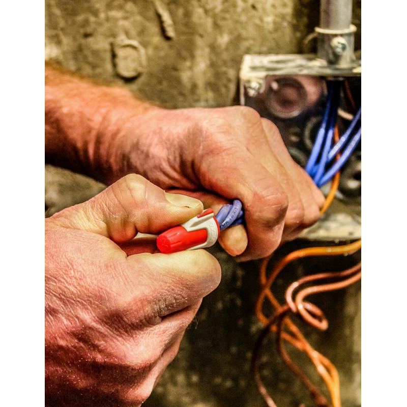 Ideal 30-244J Twister PRO Wire Conn, 344 Red/Tan, 250/Jar