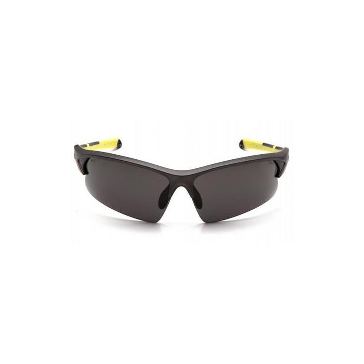 Pyramex VGSGMV1620T Gray Lens with Gun Metal/Hi-vis Yellow Frame