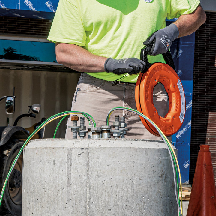 Klein Tools 56333 Steel Fish Tape, 1/8-Inch x 120-Foot