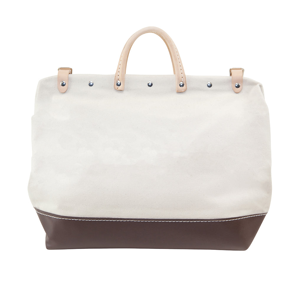 Klein Tools 5102-16 Tool Bag, Canvas Tote for Hand Tools is Heavy Duty Organizer with Steel Frame Mouth