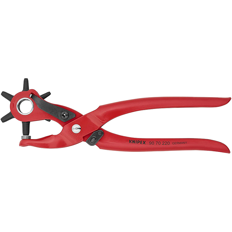 KNIPEX 90 70 220 Revolving Punch Pliers, 220 mm