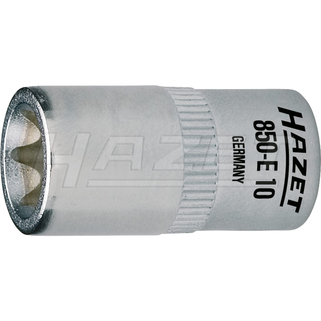 Hazet 850-E10 TORX® Square, Hollow 6.3mm (1/4