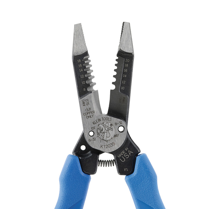 Klein Tools K12035 Klein-Kurve Heavy-Duty Wire Stripper, 8-20 AWG