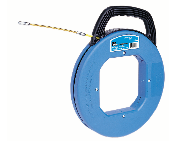 Ideal 31-065 Tuff-Grip Pro 200 Foot S-Class Fish Tape with Eyelet