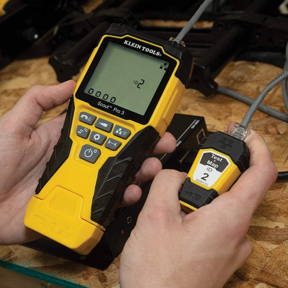 Klein Tools VDV501-211 Cable Tester Remote, Test + Map Remote #1 for Klein Tools Scout Pro 3 Cable Tester