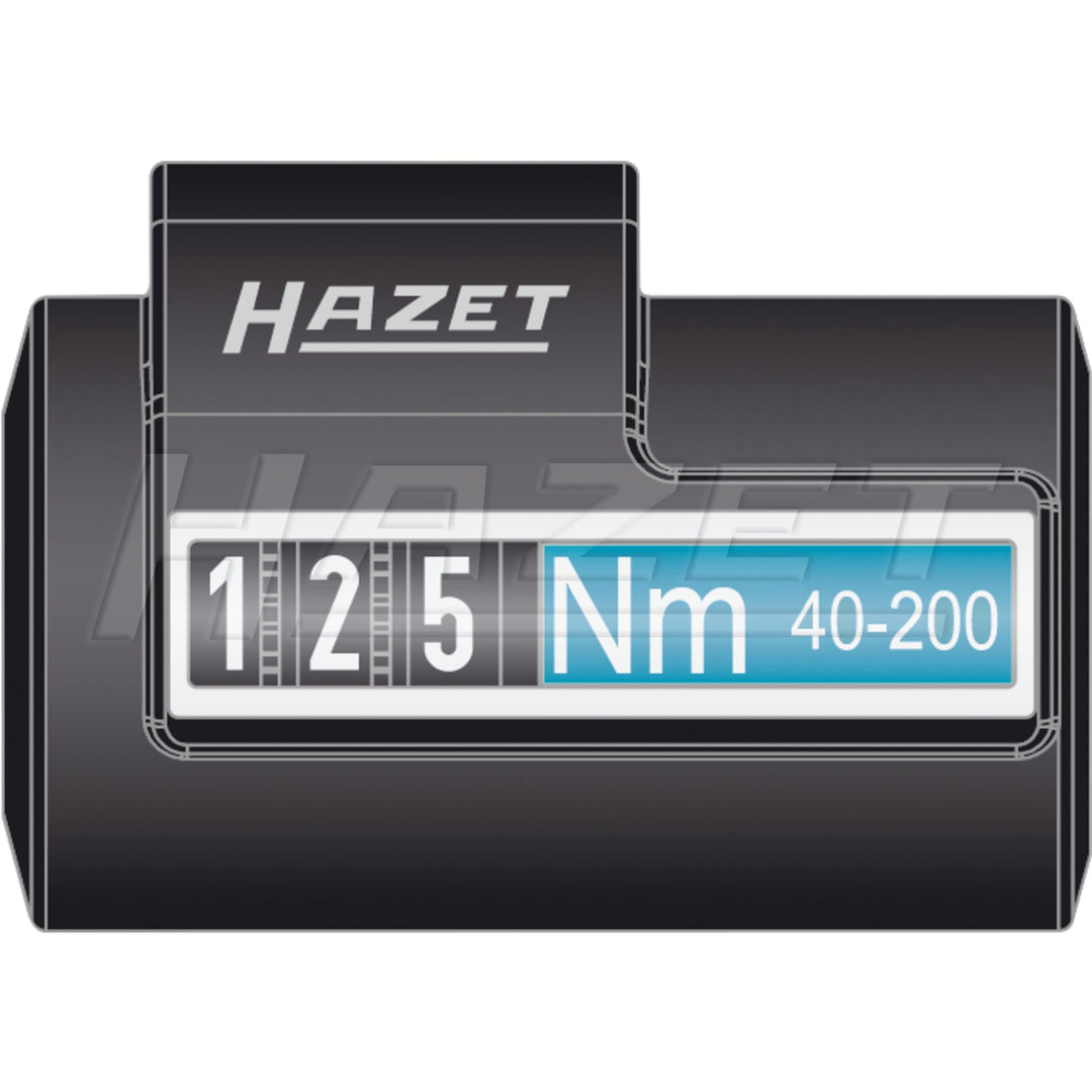 Hazet 5122-2CLT Torque Wrench, 40 - 200 Nm, 1/2"