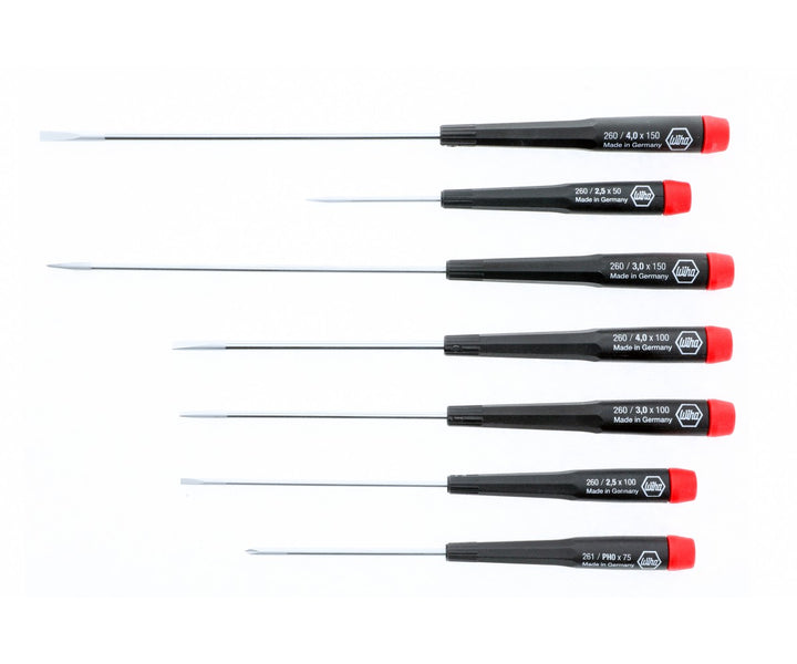 Wiha Tools 26092 7 Piece Precision Slotted and Phillips Screwdriver Set