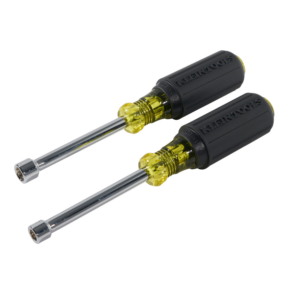 Klein Tools 630M Magnetic Nut Driver Set 3-Inch Shafts 2-Piece