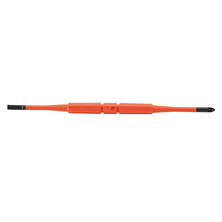 Klein Tools 32286 2-in-1 Insulated Flip-Blade Screwdriver, #1 Ph, 3/16-Inch Sl