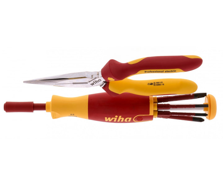 Wiha Tools 32865 Insulated SlimLine Blades & Pliers Set, 8 Pc.