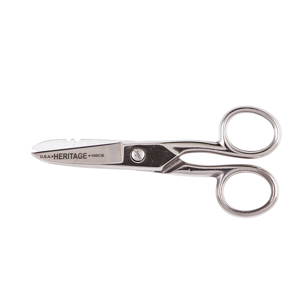 Klein Tools 100CS Serrated Electrician Scissors with Stripping – Haus ...