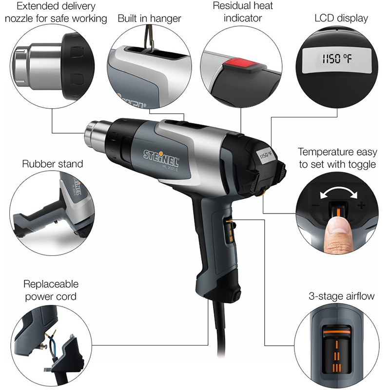 Steinel 110025597 HL 2020 E Professional Heat Gun