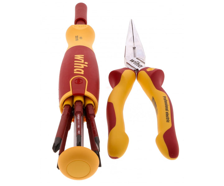 Wiha Tools 32865 Insulated SlimLine Blades & Pliers Set, 8 Pc.