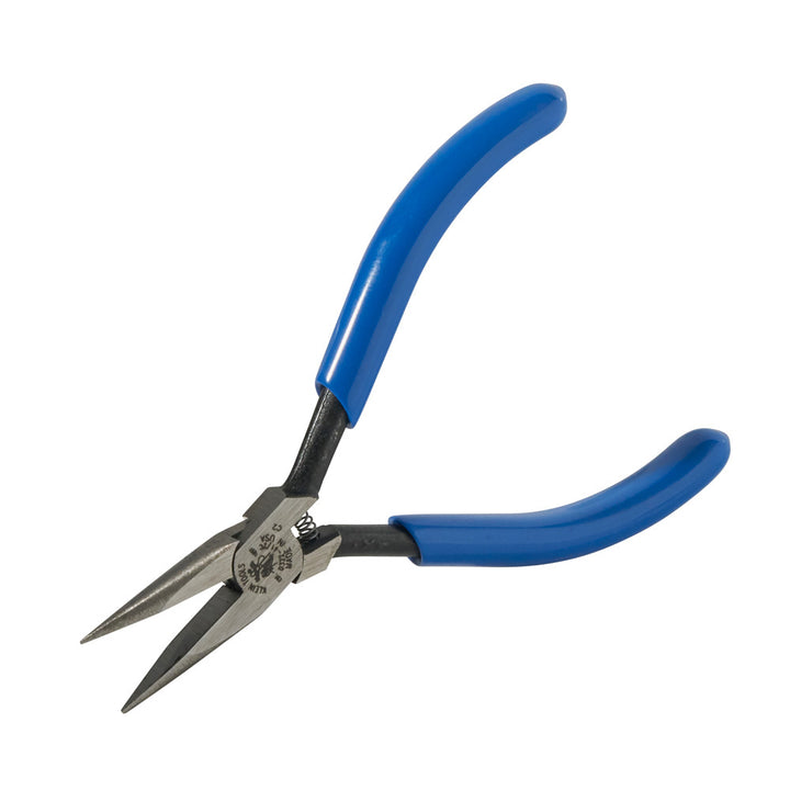 Klein Tools D322-41/2C Electronics Pliers, Slim Long-Nose, Spring, Polished Jaw