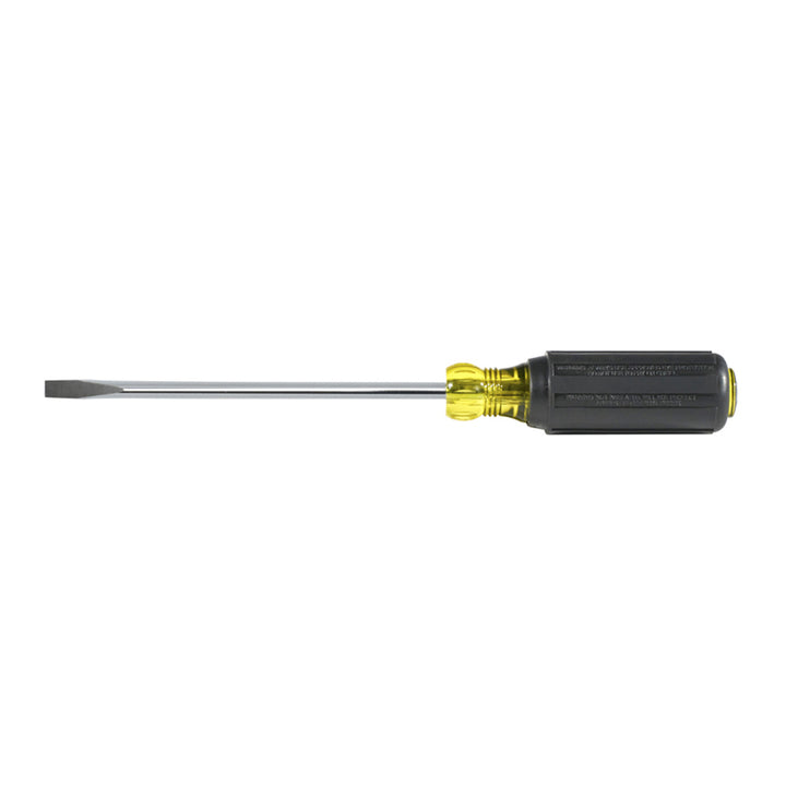 Klein Tools 605-6 1/4-Inch Cabinet Tip Screwdriver, Heavy Duty, 6-Inch