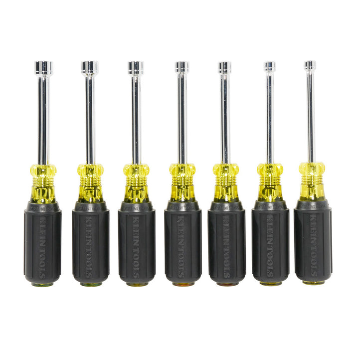 Klein Tools 65160 Metric Nut Driver Set, 3-Inch Shafts, 7-Piece