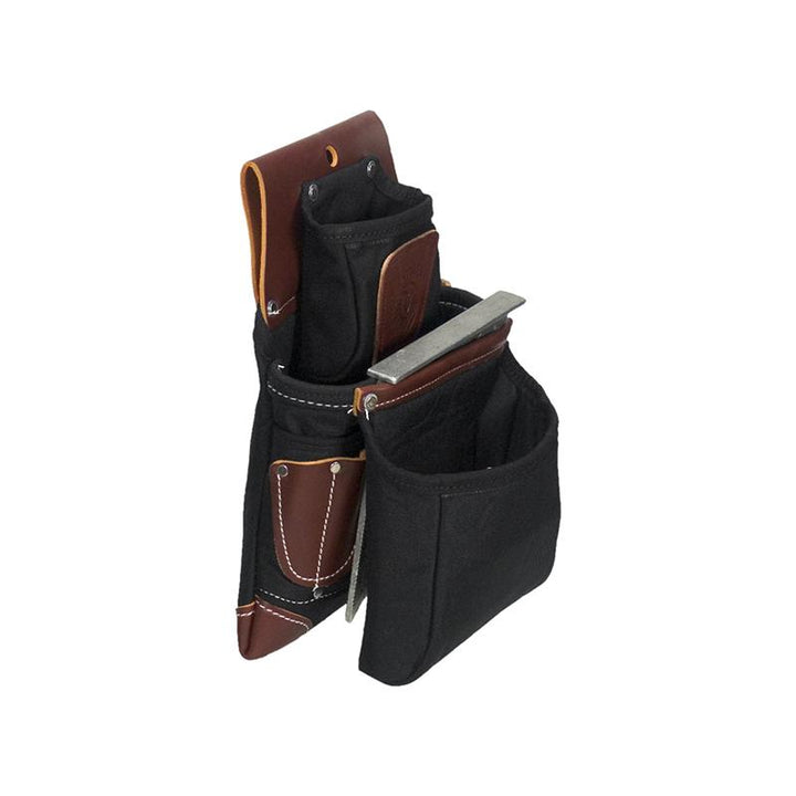 Occidental Leather B8060 OxyLights 3 Pouch Fastener Bag - Black