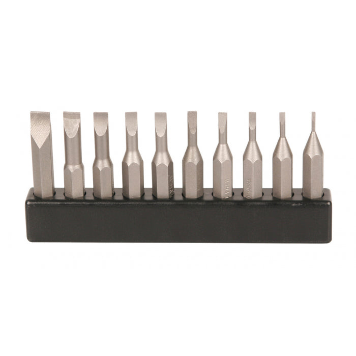 Wiha Tools 75984 Micro Bit Slotted 10 Pack