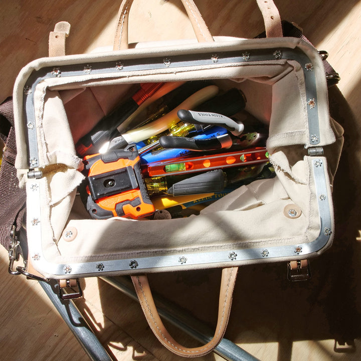 Klein Tools 5102-16SP Deluxe Canvas Tool Bag, 16-Inch