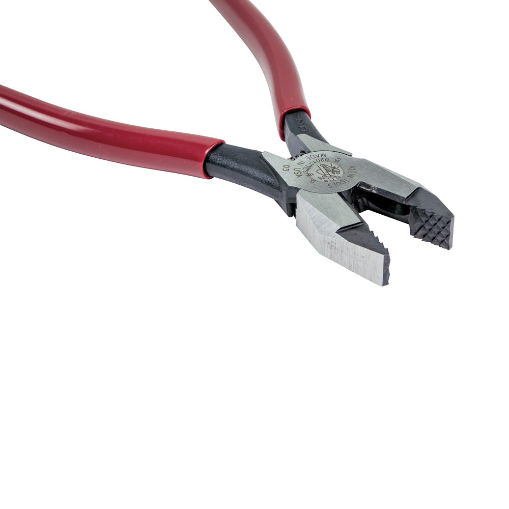 Klein Tools D201-7CSTA Ironworker's Pliers, Aggressive Knurl, 9"