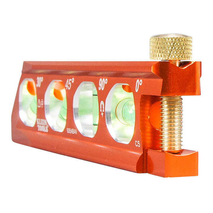 Klein Tools 935AB4V ACCU-BEND Level, 4 Vial, REM