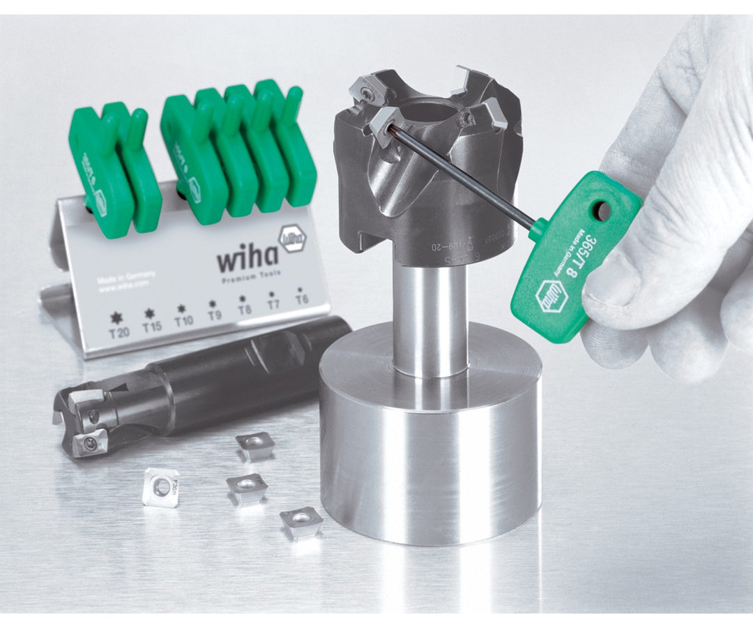 Wiha Tools 36590 Torx Wing Handle 7 Piece Set in Metal Stand