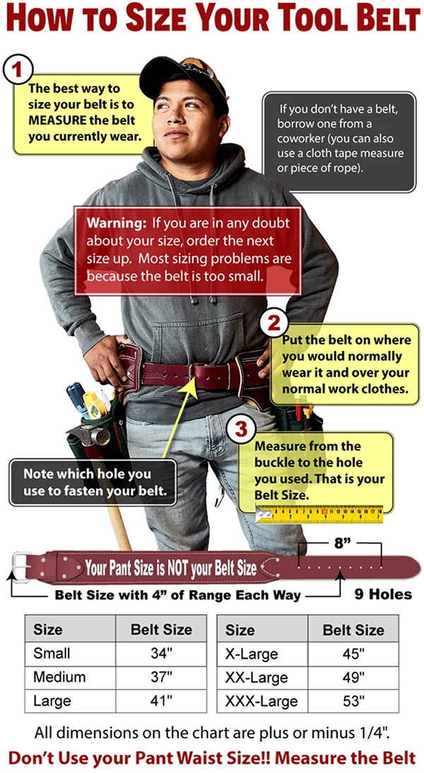 Occidental Leather B5135 SM Stronghold Comfort Belt System - Black