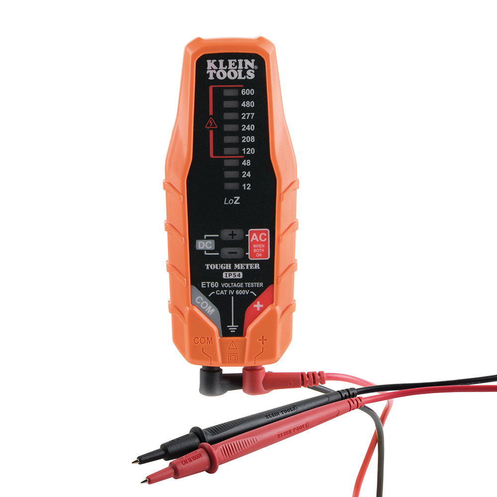 Klein Tools ET60 Electronic AC?DC Voltage Tester, 12 to 600V