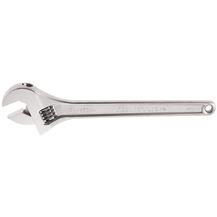 Klein Tools 500-24 Adjustable Wrench, Forged Drive Wrench with High Polish Chrome Finish and Contoured Handle, 24-Inch