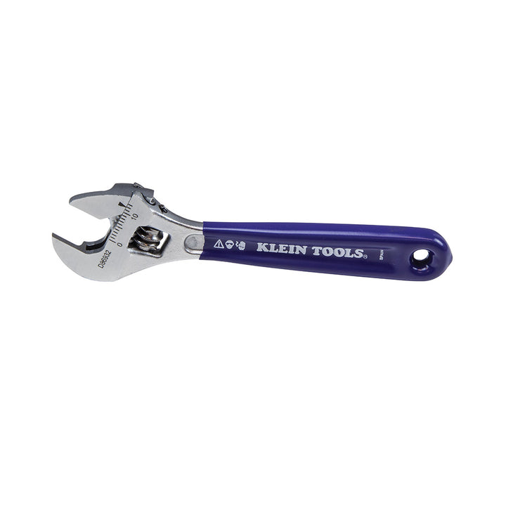 Klein Tools D86932 Slim-Jaw Adjustable Wrench, 4"