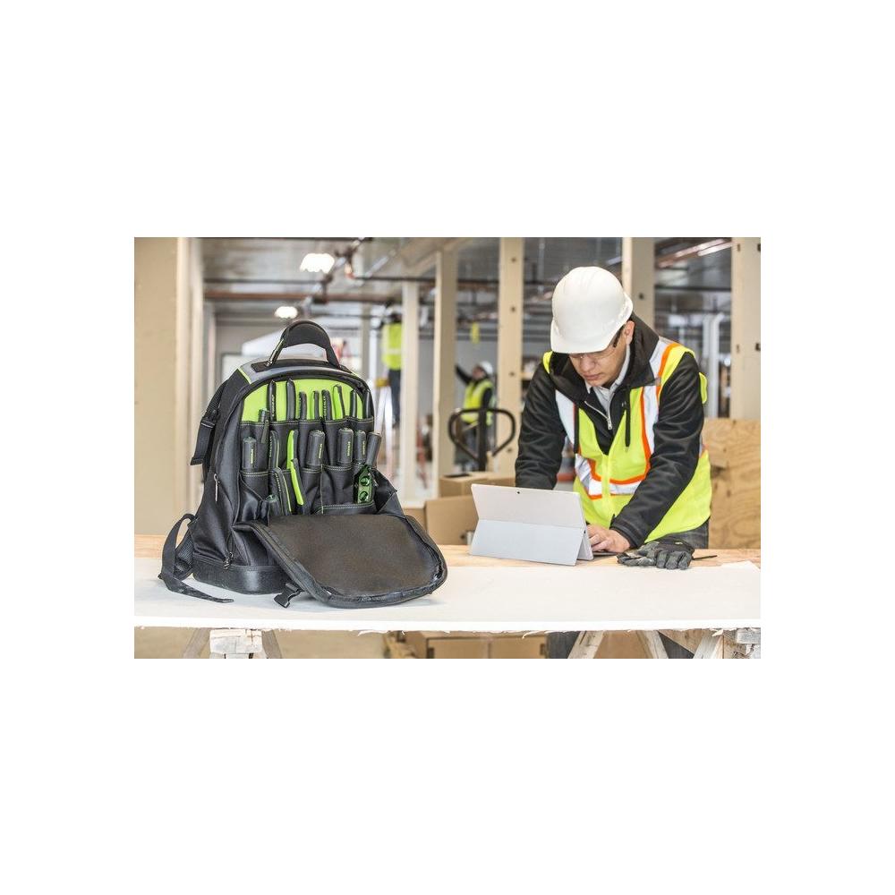 Greenlee 0158-27 Professional Tool & Tech Backpack