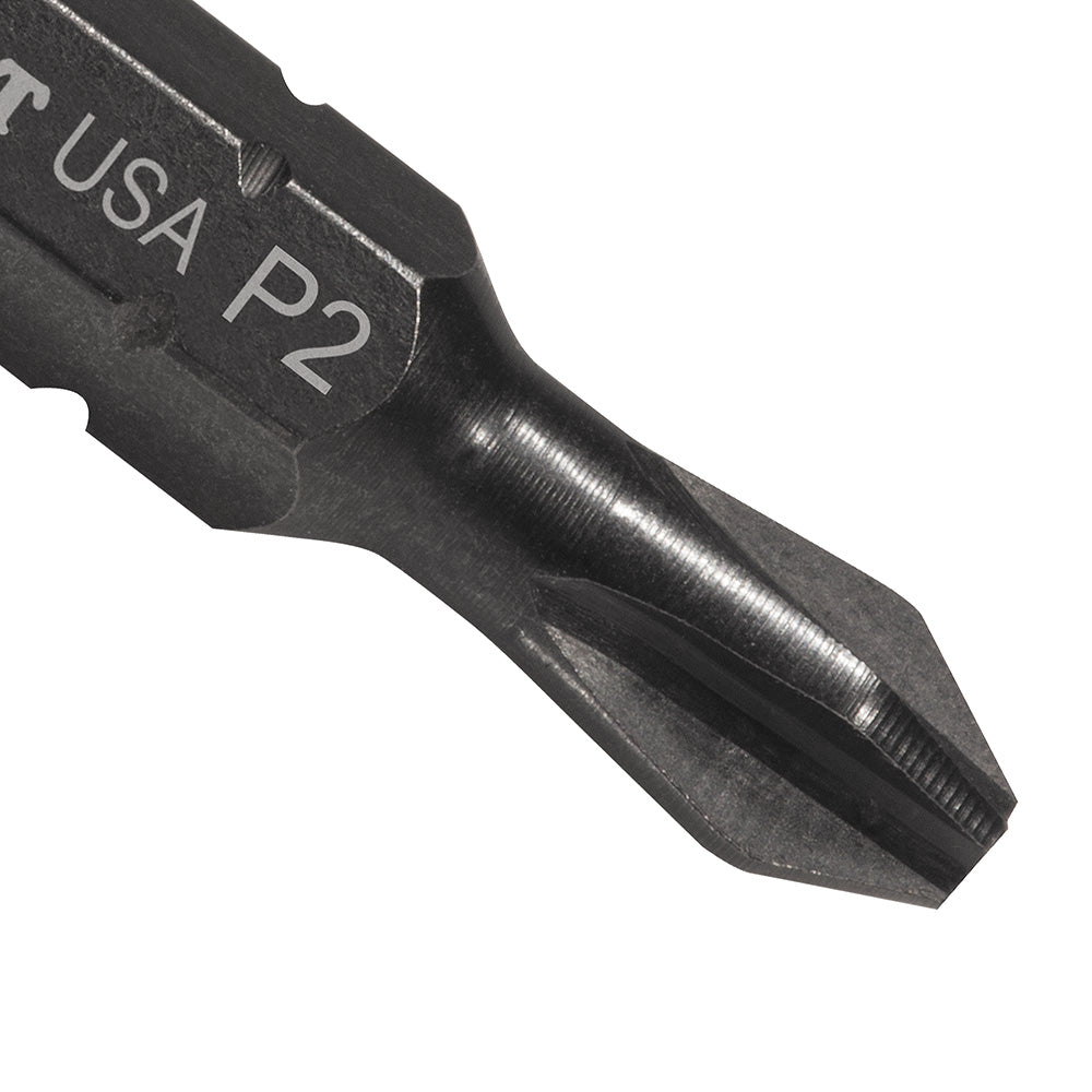 Klein Tools PH215 Phillips Insert Power Driver, #2 x 1", 5-Pack