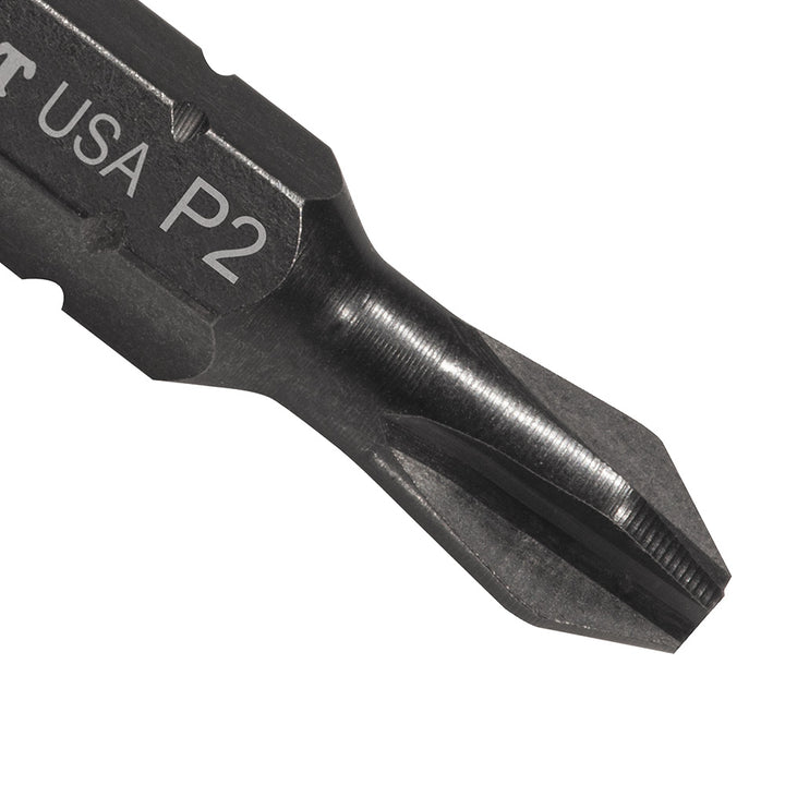Klein Tools PH215 Phillips Insert Power Driver, #2 x 1", 5-Pack