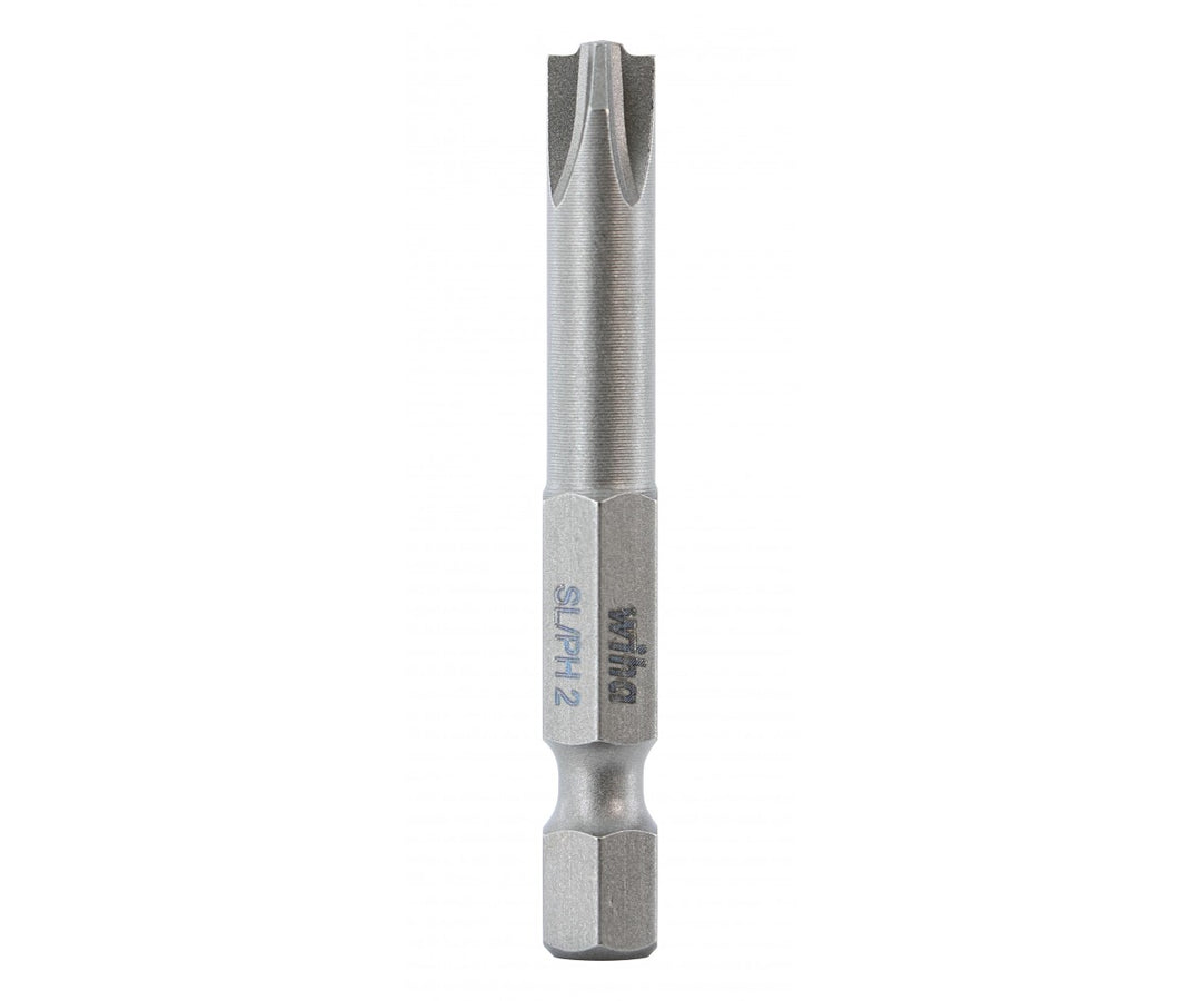 Wiha Tools 71453 Xeno Terminal Block Power Bits, #2 x 50 mm, 10 Pk.