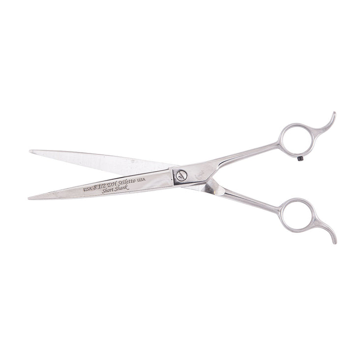 Heritage Cutlery ST85DH 10'' Pet Grooming Scissor w/ semi-oval Shape Blade / Double Hook