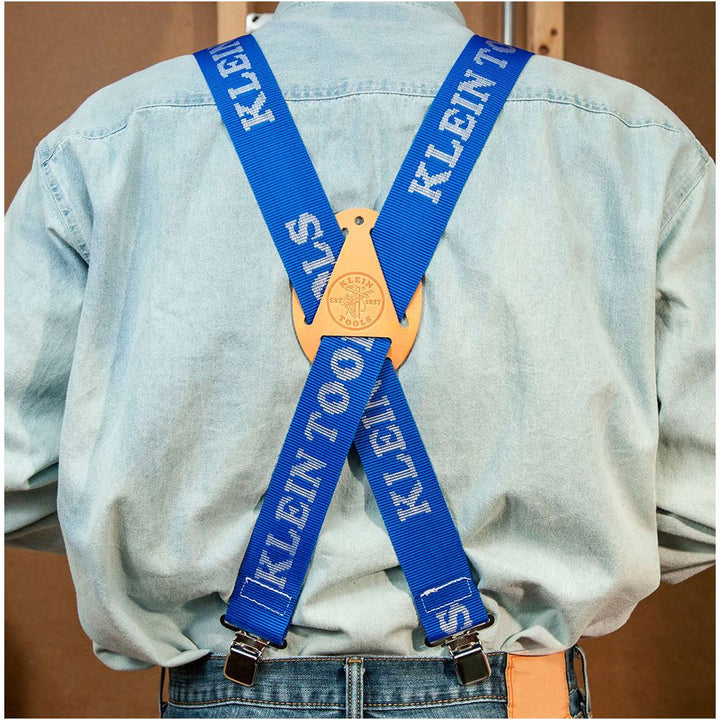 Klein Tools 60210B Nylon-Web Suspenders with Adjustable Back