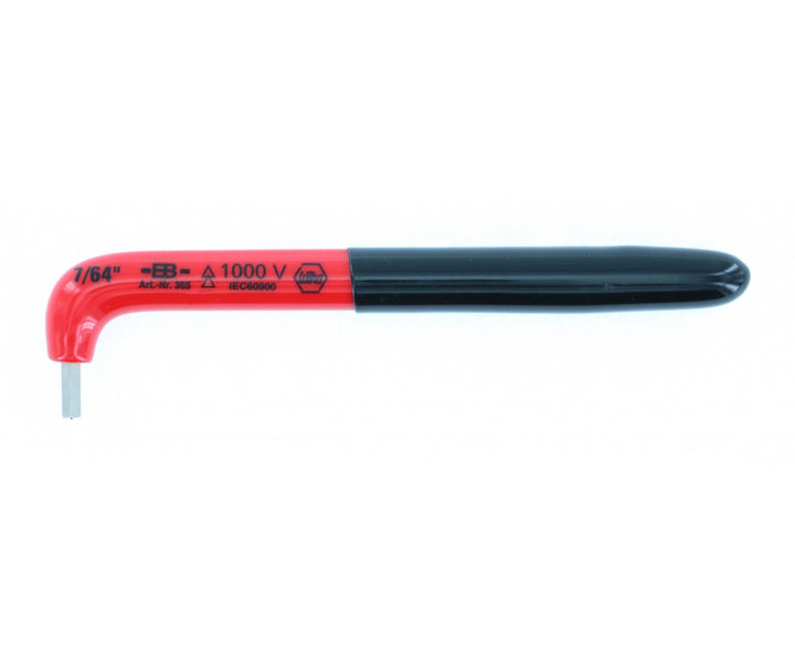 Wiha Tools 13673 Insulated Inch Hex L - Key, 7/64 Inch x 3.7 Inch